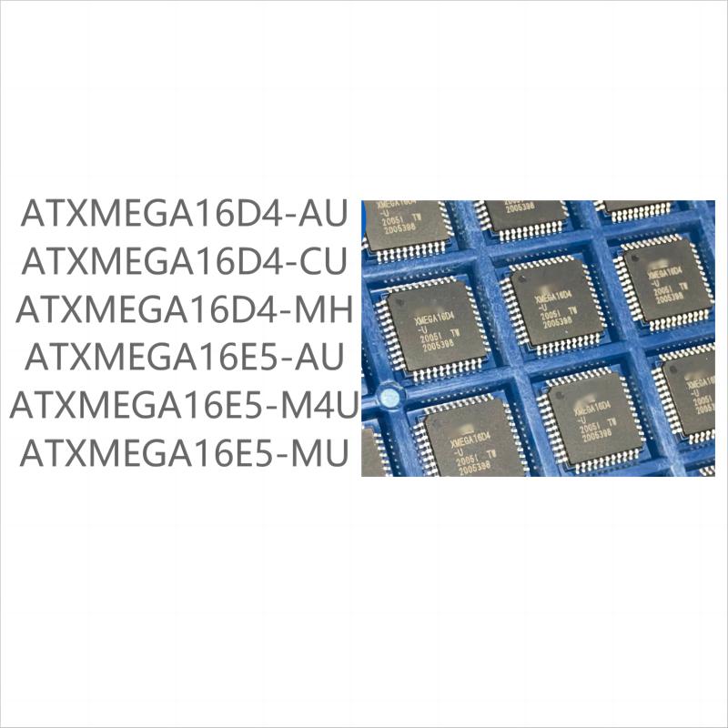 

10PCS brand new ATXMEGA16D4 series AU CU MH/ATXMEGA16E5 series AU M4U MU ATXMEGA16E5-MU(25pcs)