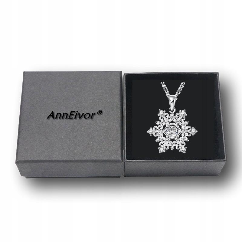 Necklace Pendant Silver 925 Chain Snowflake Gift