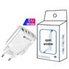 58W Dual Fast Charger with 2PD + QC3.0 - EU, US, UK, KR, AU Plug Options