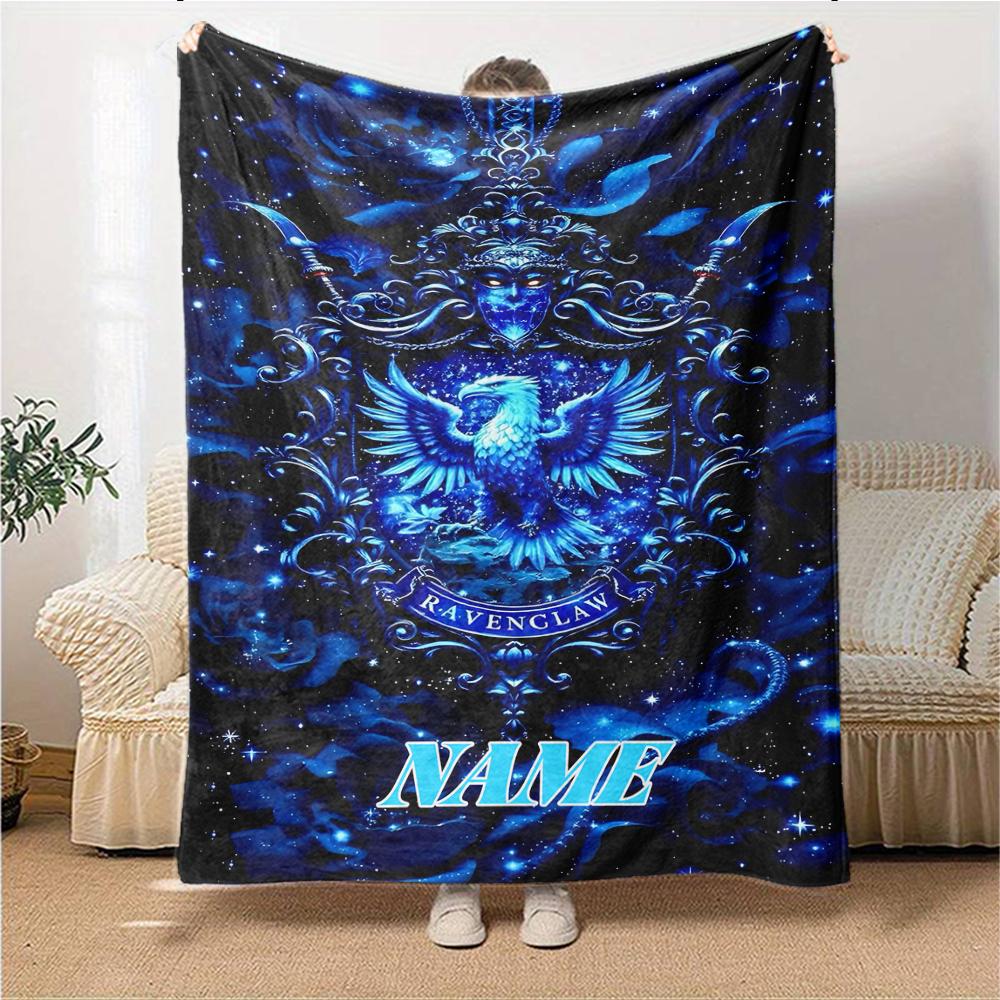 Custom Name "Harry Potter's Magical Journey" blanket for Couch & Bed, Plush Cozy Fuzzy Blanket Super Soft & Warm Blankets for Fall and Winter. 0908113