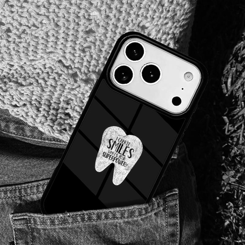 Funny Dental Dentist Quotes Phone Case Cover Compatible with for IPhone 17air 16e 15 14 13 12 11Pro Max 17 Air