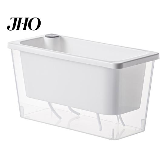 Indoor Garden Pot Self Watering Planter Plastic Flowerpot with Reservoir Easy Refill Plant Wick Ropes for Succulents Scallions Balcony Windowsill