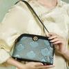 Leder chinesischer Stil bedruckte Umhängetasche 2026 neue Mode Damen-Schultertasche chinesischer Stil Rindsleder Tasche