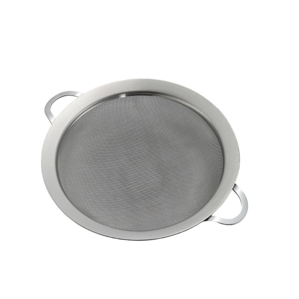 Round Fine-Mesh Flour Sifter With Handle Soy Milk Filter Portable Flour Screen  Sugar Icing