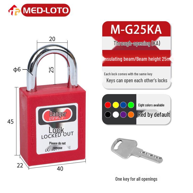 Rustproof Industrial Life Safety LOTO Padlock for Electricians