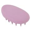 3pcs Oval Shape Hair Brush Silicone Elastic Wide Teeth Shampoo Brush for Hair Washing Cleaning
