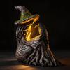 Dark Home Halloween Accent Bird Figure Crafted Display Piece for Shelf Entry Console Hall Table Styling Indoor Home