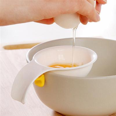 Yumurta Sarısı Ayırıcı BPA İçermeyen Plastik Yumurta Akı Süzgeci Ergonomik Saplı Kolay Temizlenir Kekler Muffinler Beze Muhallebiler için Pişirme Aleti