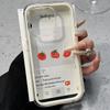 Cute Tomato Pattern Phone Case For iPhone 11 12 13 14 15 16 17 Pro Max Plus 17 Air 2 In 1 Candy Color Clear Silicone Soft Cover