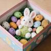 200Pcs Colorful Foam Easter Eggs DIY Painting Craft Basket Stuff Mini Artificial Eggs Simulated Decorative Easter Hanging Egg