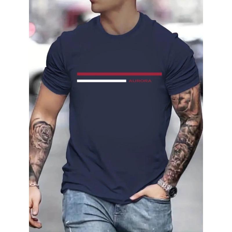 Men's Summer Short Sleeved T-shirt 100% Cotton High Street Loose Fashion High Quality Short Sleeve Loose Sports Shirt