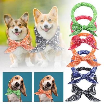 Summer Pet Cooling Ice Scarf Cool Ice Towel Heatstroke Collar Dogs Ice Scarf Bib Collar Dog Supplies Cooling Adjustable K3h3