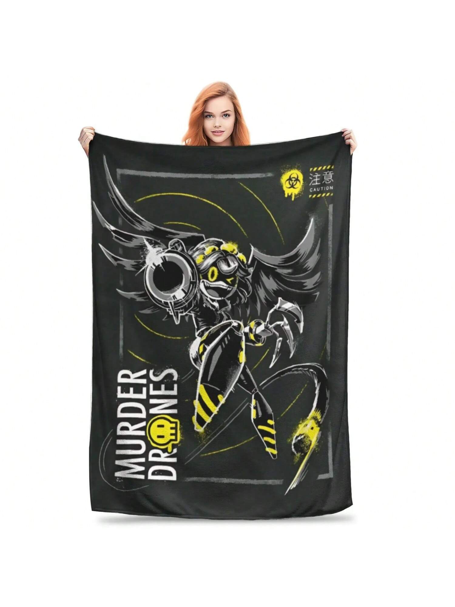 

Drones Uzi Doorman Blanket Multiple Sizes Cozy And Lightweight Robots Throw Blankets For Couch Sofa And Bed 75X95CM серый