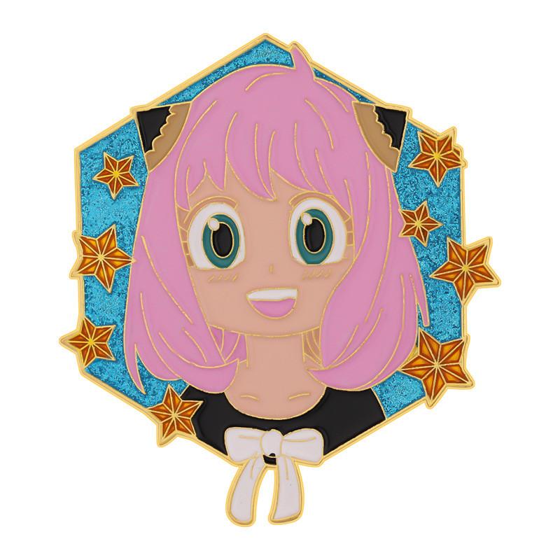 

Spy Charming Anime Character Metal Pin Badge For Trendy Fashion And Gift Ideas XZ6985