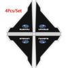 4PCS Car Door Anti-collision Corner Protectors Stickers Accessories For Subaru STI Forester Impreza Legacy Outback XV BRZ WRX VV444