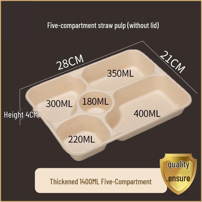 

Pulp Fiber Disposable Food Containers