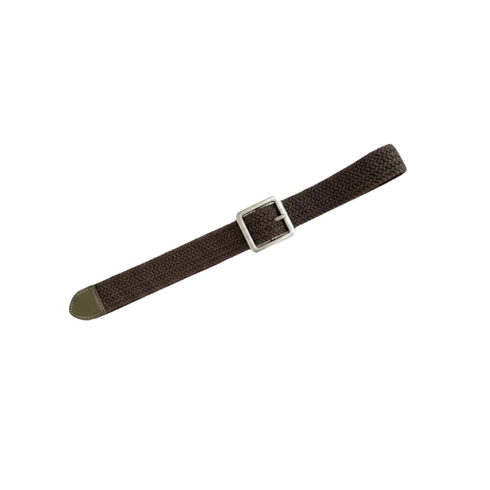 Braideds Woven Stretch Belt Plain Color Elastic Belt Fashion Canvas Belt Men Women