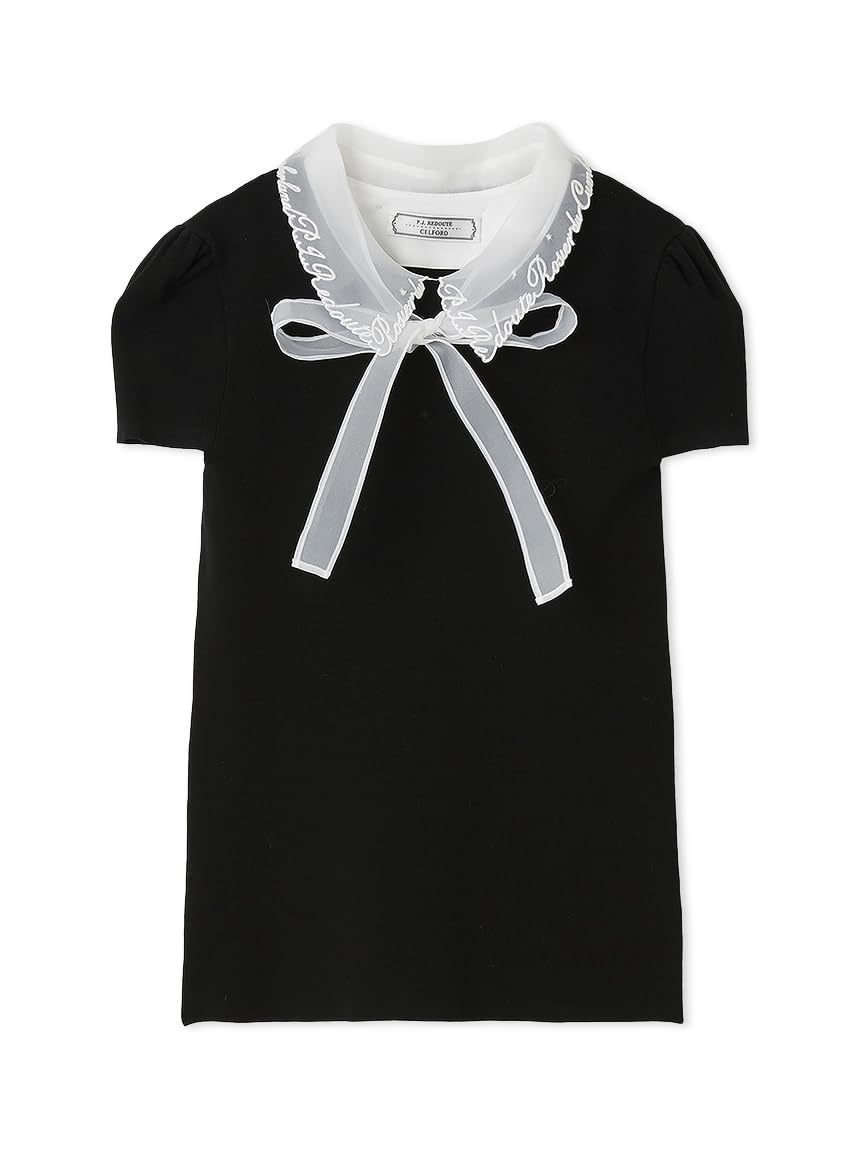 

Selford Вязаный свитер с вышивкой и воротником CWNT254063 Черный J.REDOUTE Женский