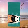 1pc of Illustration and Picture Book Sharing Theme Beach Towel, Cute Pet Day Beach Towel, Soft,Absorbent,Quick-drying,Cat Museum
