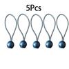 Ball Bungee Cords Portable Elastic Tent Fixing Rope Tarpaulin Awning Canopy Heavy Duty Tarp Tie Down Cords for Shelter Cargo