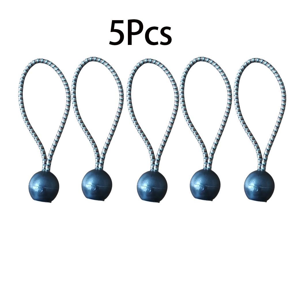 Ball Bungee Cords Portable Elastic Tent Fixing Rope Tarpaulin Awning Canopy Heavy Duty Tarp Tie Down Cords for Shelter Cargo