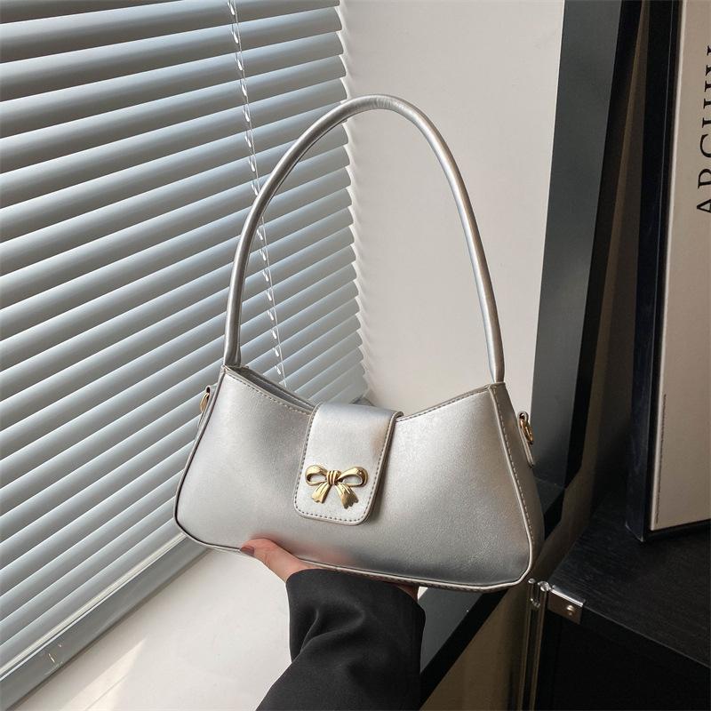 Monochromatic feminine crossbody bag versatile fashionable a shoulder bag feminine texture commuting bag new trend