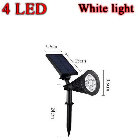 Solar Lights Outdoor Waterproof Solar Powered Garden Lawn Spot Light Solar Lights for Outdoor Landscape Pathway Decoration