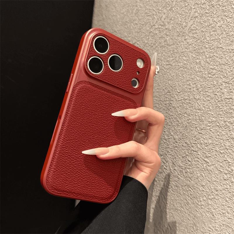 

Ultra-Thin Premium Lychee Texture Phone Case for Apple 17 Pro Max & iPhone 16 Pro - Autumn/Winter Edition 17