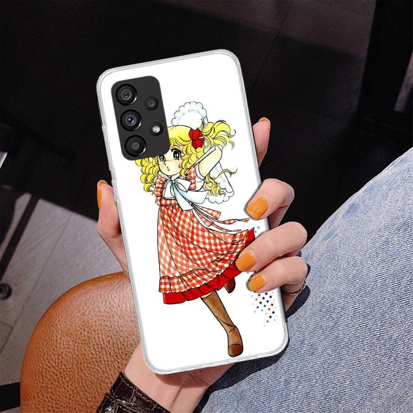 Anime Candy Phone Case For Samsung Galaxy A17 A16 A15 A14 A13 A57 A56 A55 A54 A53 A37 A36 A35 A34 A33 A26 A25 A24 A23 Galaxy A16