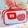 Large Opening Pen Bag Large Capacity Stationery Bag Sweet Pencil Case  Gift