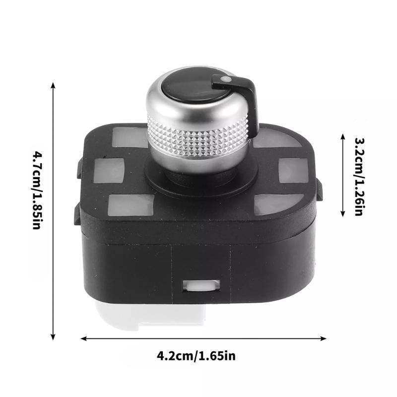 Replacement Electric Side Mirror Knob Adjuster with Ergonomic Design Suitable for Precise Adjustment 4F0959565A MSAD104
