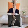 Celebrity H-Hugh Jackman Cushion Cover Breathable Linen Pillowcase Summer Odorless Eco-Friendly Invisible Zipper Washable