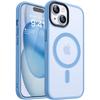 Strong Magnetic For Magsafe Armor Case For iPhone 16 15 14 13 12 11 Pro Max Plus Hybrid Shockproof Hard Cover Matte Soft Shell