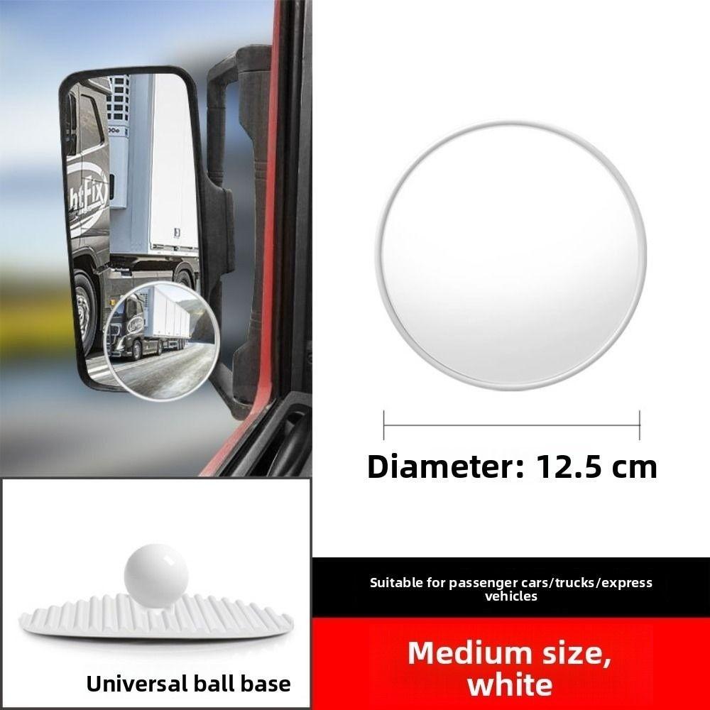 2Pcs 9/12/14cm Car Blind Spot Mirror Reversing Auxiliary Mirror  Car Observation