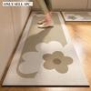 Kitchen Carpet Absorbent Non-slip Oil-proof Diatomite Floor Mat Minimalist Striped Rug Long Size Home Decoration Rugs Alfombra