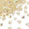 50Pcs/Lot 10×8mm Crystal Beads Transparent Colorful Butterfly Shape Hole Size 1.2mm Loose Beads Diy Jewelry Bracelet Necklace