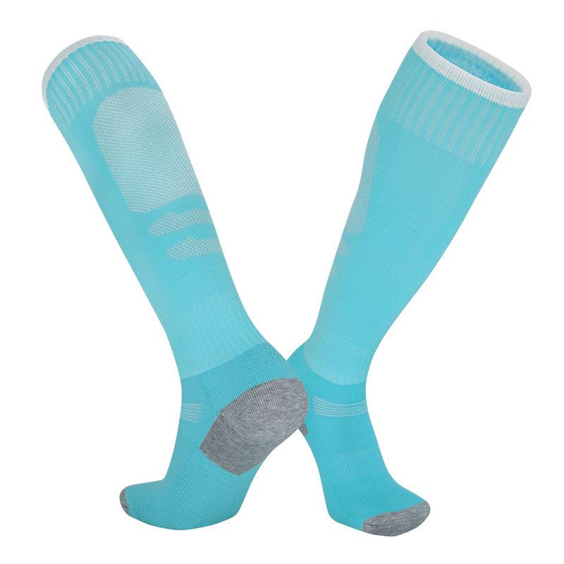 Mens High Tube Professional Football Socks Mens Towel Bottom Athletic Socks Childrens Knee Breathable Long Tube Socks