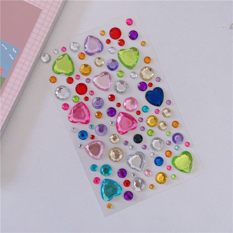 Grande amor diamante adesivo ins 3d coreano diamante decorativo manual adesivo