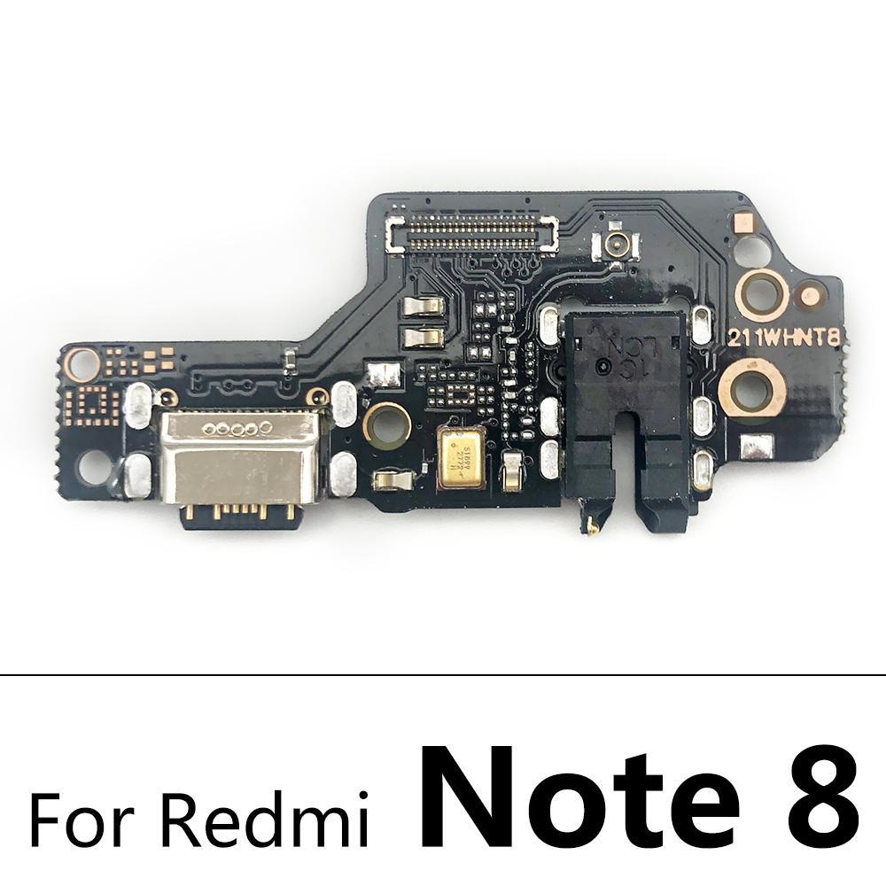 USB Dock Connector Charging Port Flex Cable For Xiaomi Redmi Note 1 1A 6 7 8 9 Pro 8T 9S 11 Pro Charger Board With Mic Module