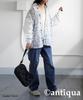 antiqua City Print Long One Size White Women's Shirt, Sleeve, 100% Cotton, ZE-01109, 03,