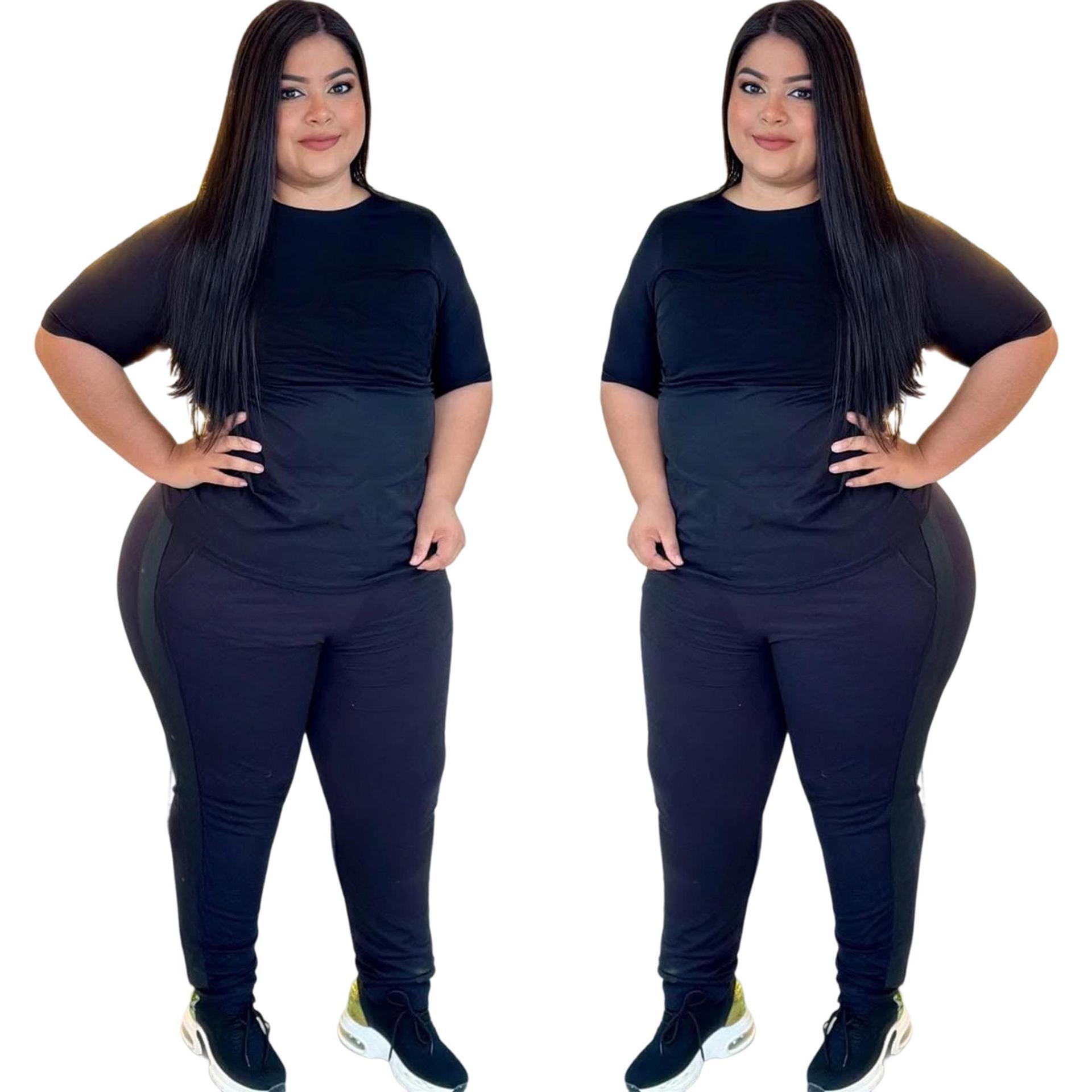 

Plus Size Women s Summer Fashion Woven Strap Jumpsuit with Short Sleeves 2XL