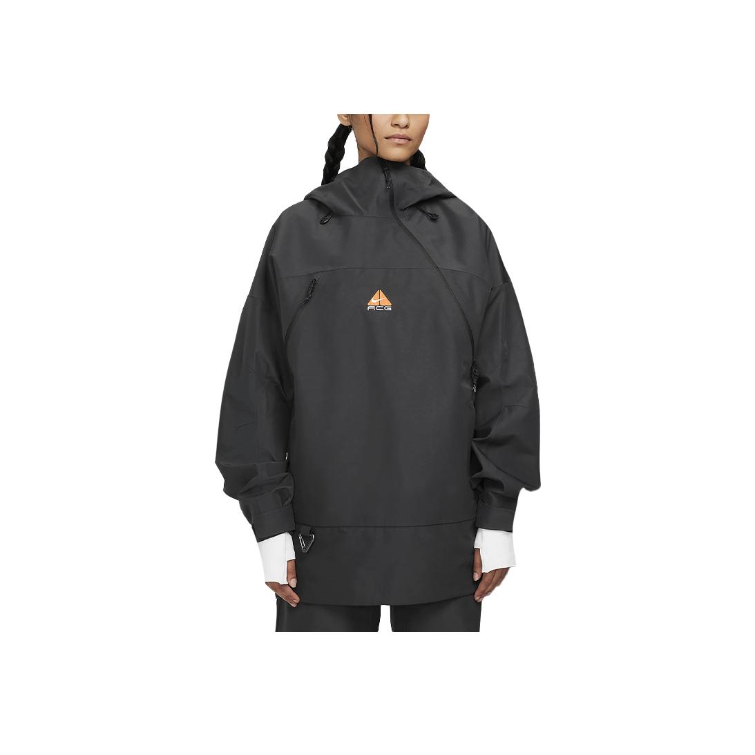 

Nike ACG Storm-Fit Advacg Lungs GORE-TEX ветрозащитная водонепроницаемая удобная куртка с капюшоном унисекс куртка темно-серо-белая FV8891-060 L