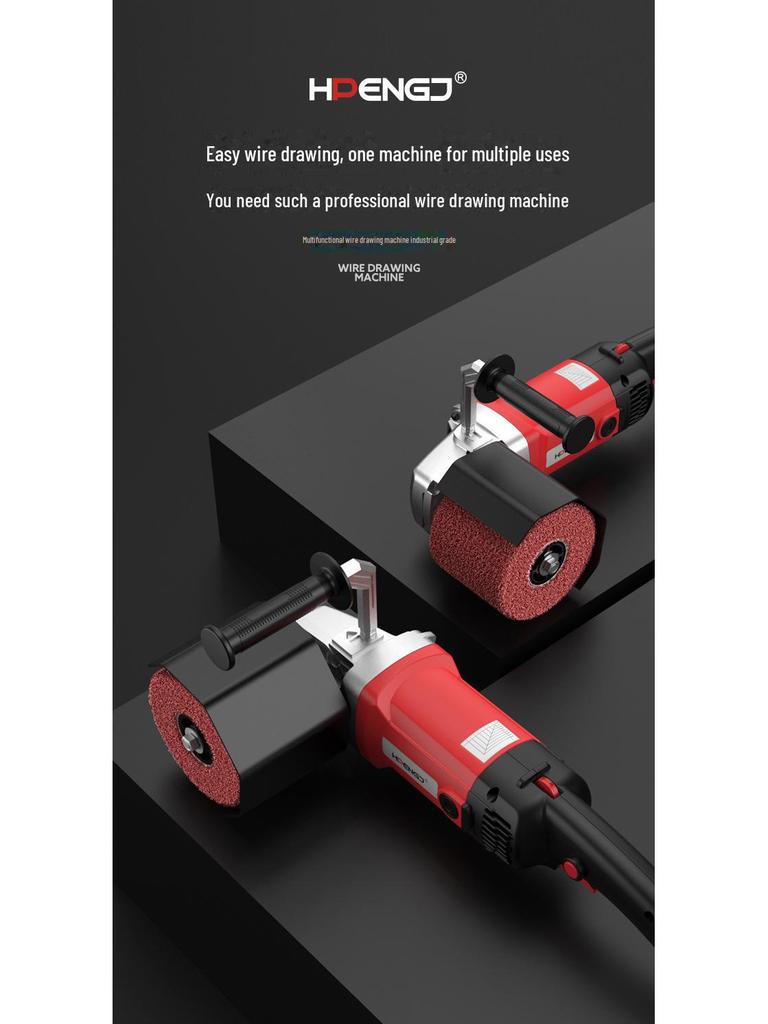 Hengpeng Eight-Speed Industrial High-Power Wire Drawing and Grinding Machine