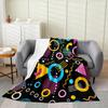 Rock Music Blanket Electric Guitar Punk Style Air Conditioning Blanket Office Nap Blanket Flannel Blanket