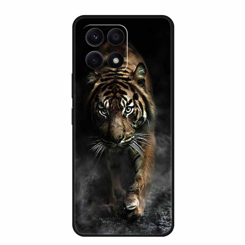 For Honor X6B Case Soft Printed Lion Wolf TPU Silicone Cover for Huawei Honor X6b Case JDY-LX1 Protection HonorX6b Girl Covers