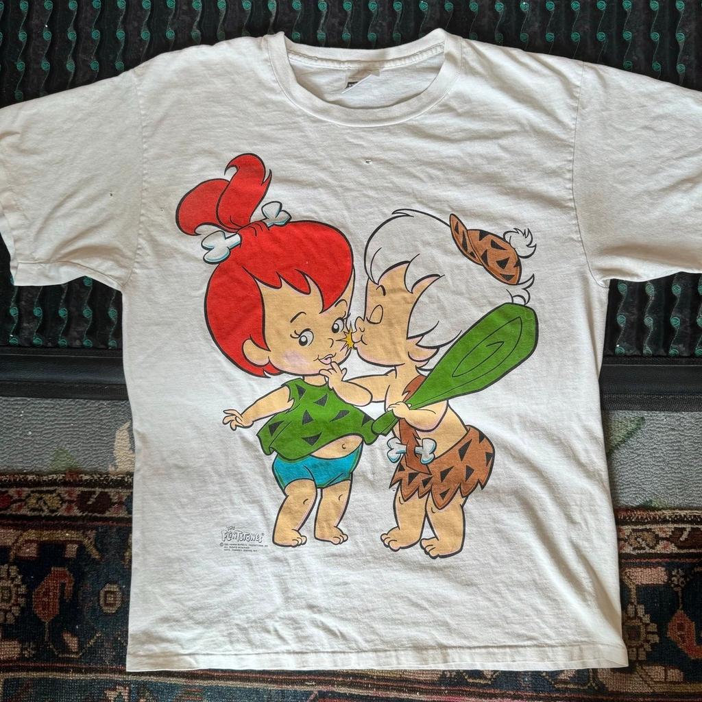 Retro 90s The Flinstone Cartoon Hanna-Barbera Unisex Tee Gift For Fan S-5XL
