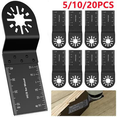 5/10pcs Multifunctional Saw Blade Durable Woodworking Oscillating Accessories Closed Hole Joint Power Tool Oscillating Saw Blade