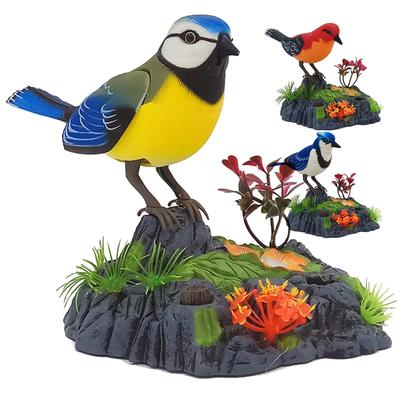 Sound Voice Control Elektrische Vogel Haustier Spielzeug Elektrische Simulation Induktion Vogelkäfig Vogelkäfig Spielzeug