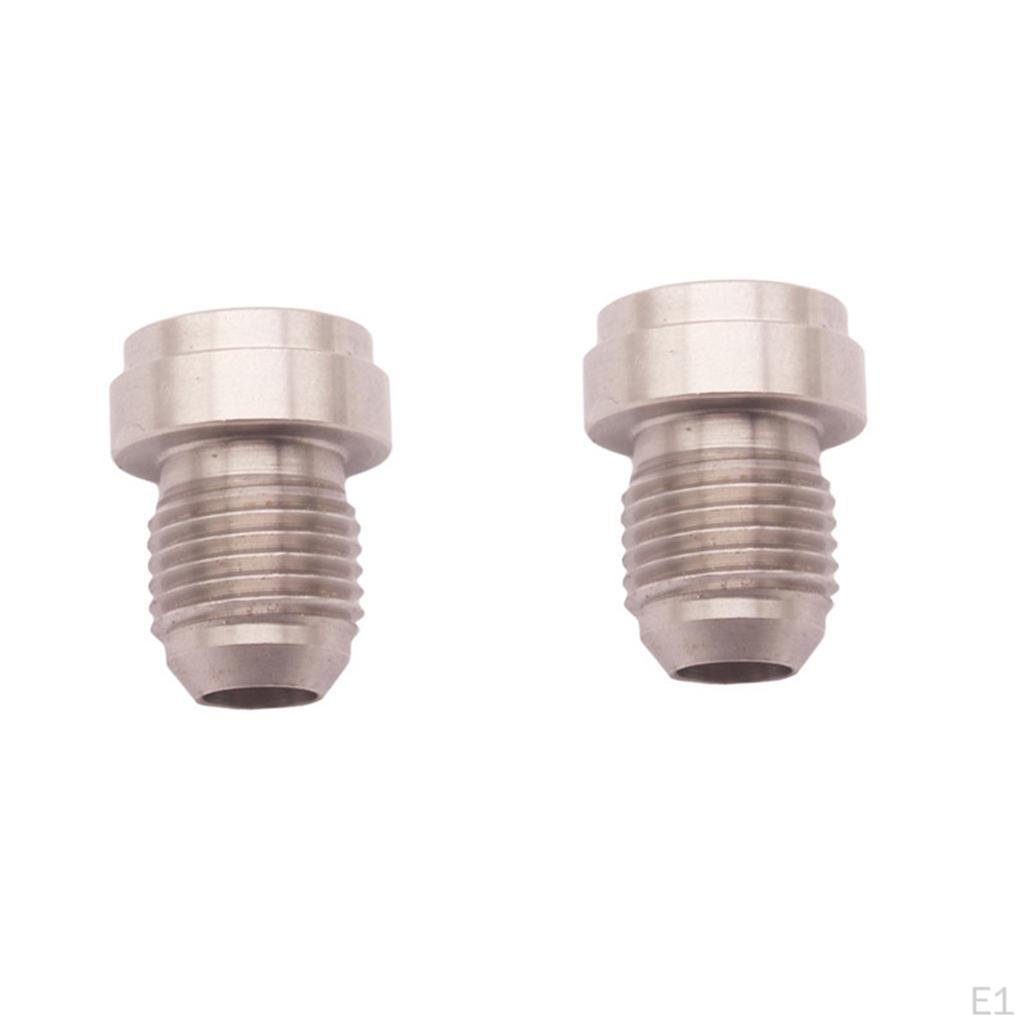 2pcs AN-4 AN4 Stainless BUNG Hose Fitting Adapter Oil Cooler Tank