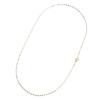 Goods Petal Halskjede 18k Gult Gull [Happy Shop] Kjede, 40cm, 1.2mm Bred,